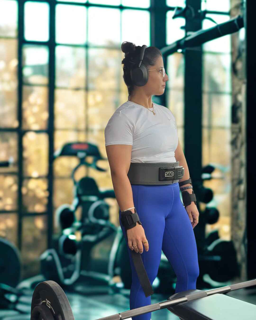 Tanuja Verma training in the gym